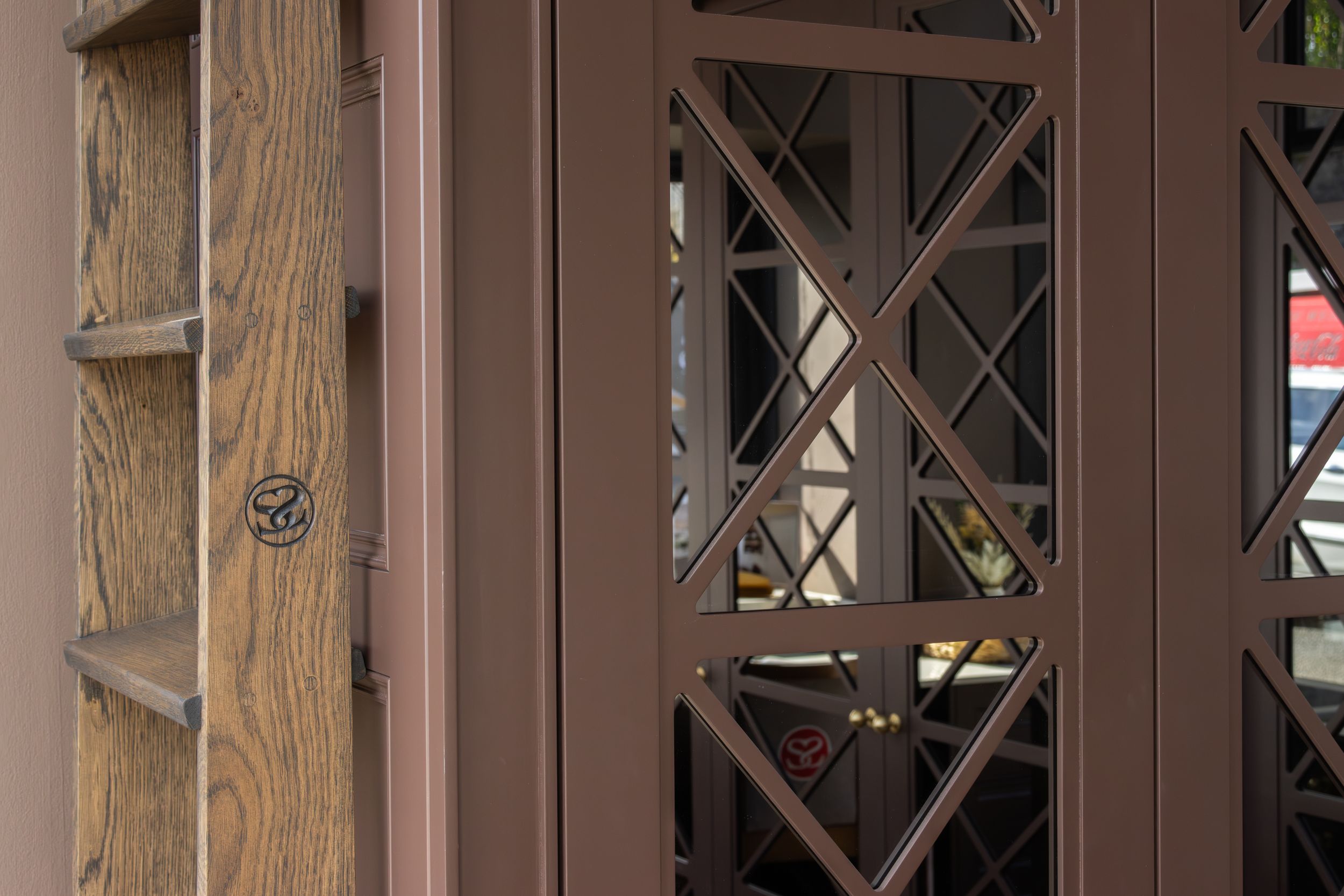 PERTH ROBES 42 – PERTH SHOWROOM 2025 – PLUM MIRRORED WARDROBE